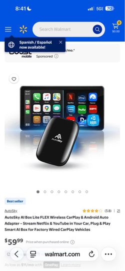 Watch movies, YouTube etc in your car while driving.