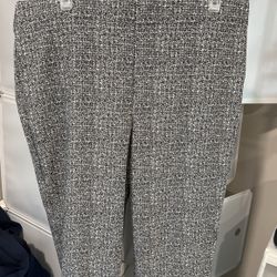 Van Heusan Size 14 With Tags Pull On Ankle Pants 