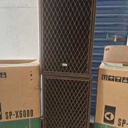 Sansui SP-X6000 Speakers 3 Way 3 Speaker System 