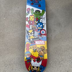 kidoki Marvel Skateboard Skate Deck Decks Limited Edition RARE!