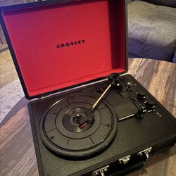 Crosley Black Cruiser Premier  Vinyl Record Player 