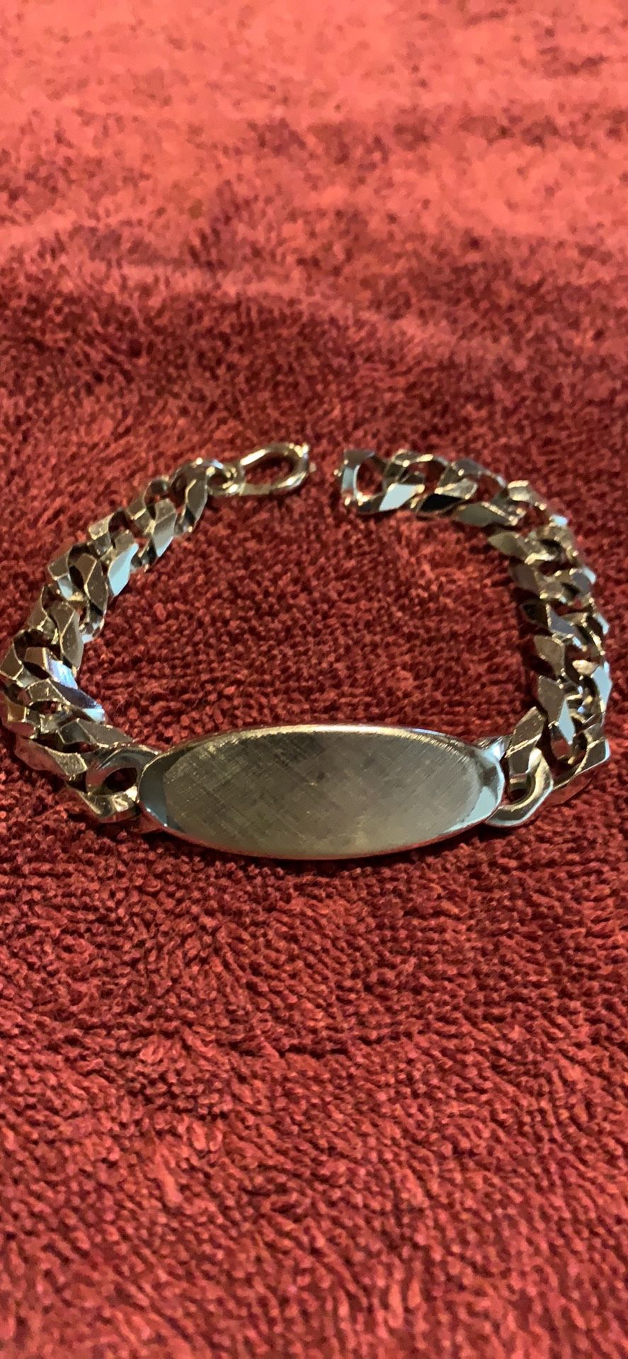 BRACELET BY SWANK. STAINLESS STEEL AND ENGRAVABLE. 1960’S