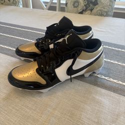Jordan 1 Low Football Cleats Size 15