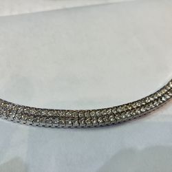 10k White Gold Tennis Bracelet #110717-1 MJ