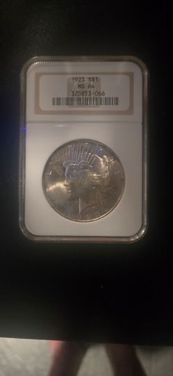 1923 Peace Dollar MS 64 NGC