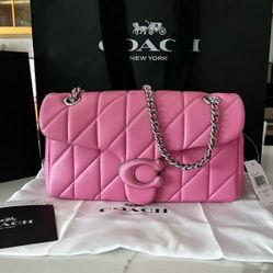 COACH Tabby Shoulder Bag In Pink 