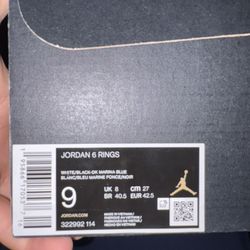 jordan 6 rings marina blue 