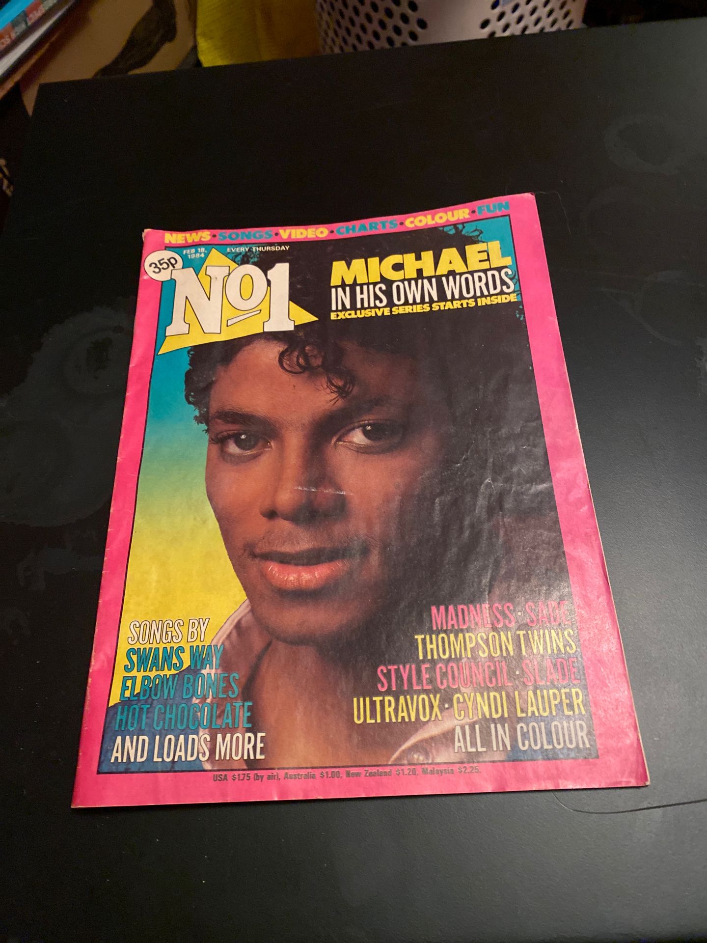 Vintage Michael Jackson magazine