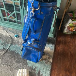 Classic Leather Golf Club Bag