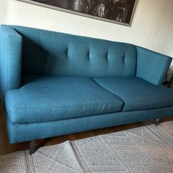 Blue Sofa Crate And Barrel