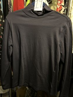 Women Navy Blue Top Med