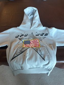 Sp5der grey hoodie