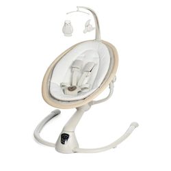 Maxi-Cosi Cassia Baby Swings for Infants: Smart Portable Baby Swing with Music, Lightweight & Foldable Baby Swing, 360 Rotation Infant Swing, Classic 