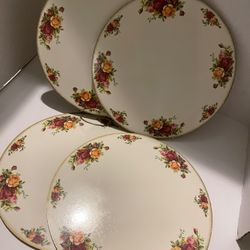 Royal Albert Old Country Roses 4 Placemats Set Cork Back 