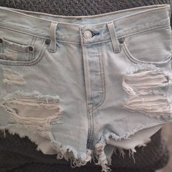 Levi 501 Jean Shorts Size 27 