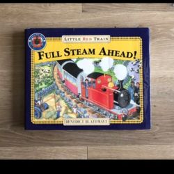 NEW Full Steam Ahead Train Hardcover Kids Children Story Book Storybook