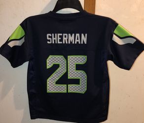 Seahawks Blue Jersey # 25 Sherman Kid’s size Large 7