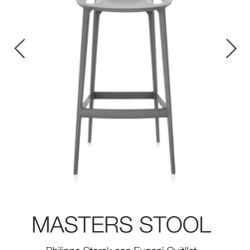 Kartell Master stool - Grey/Counter