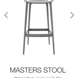 Kartell Master stool - Grey/Counter