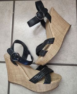 Woman Shoes Wedge Sandals sz 8.5