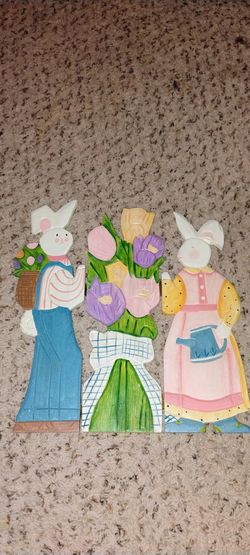 Wooden Easter Trifold