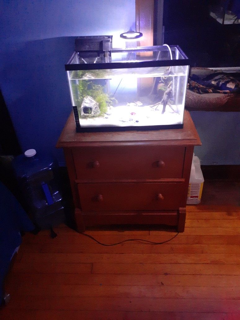 Night Stand With Fish Tank 