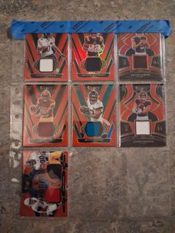 Jersey Foot ball cards