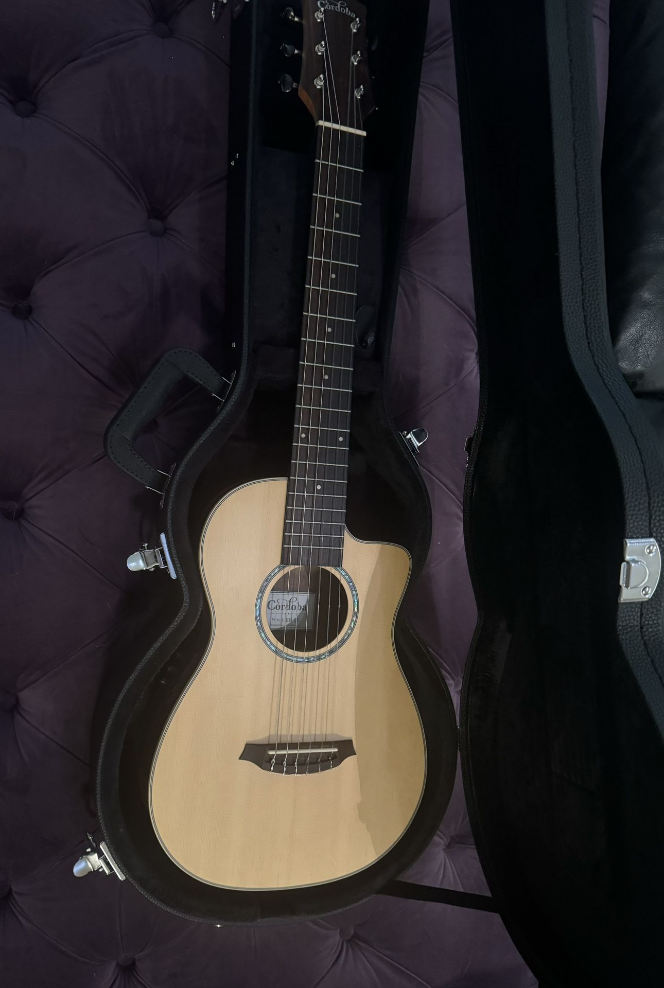 Cordoba Mini II EB-CE Nylon String Acoustic-Electric Guitar