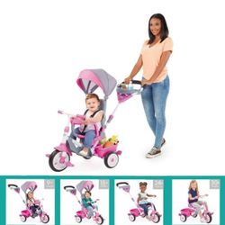 Girls 4 In 1 Growing Tricycle.