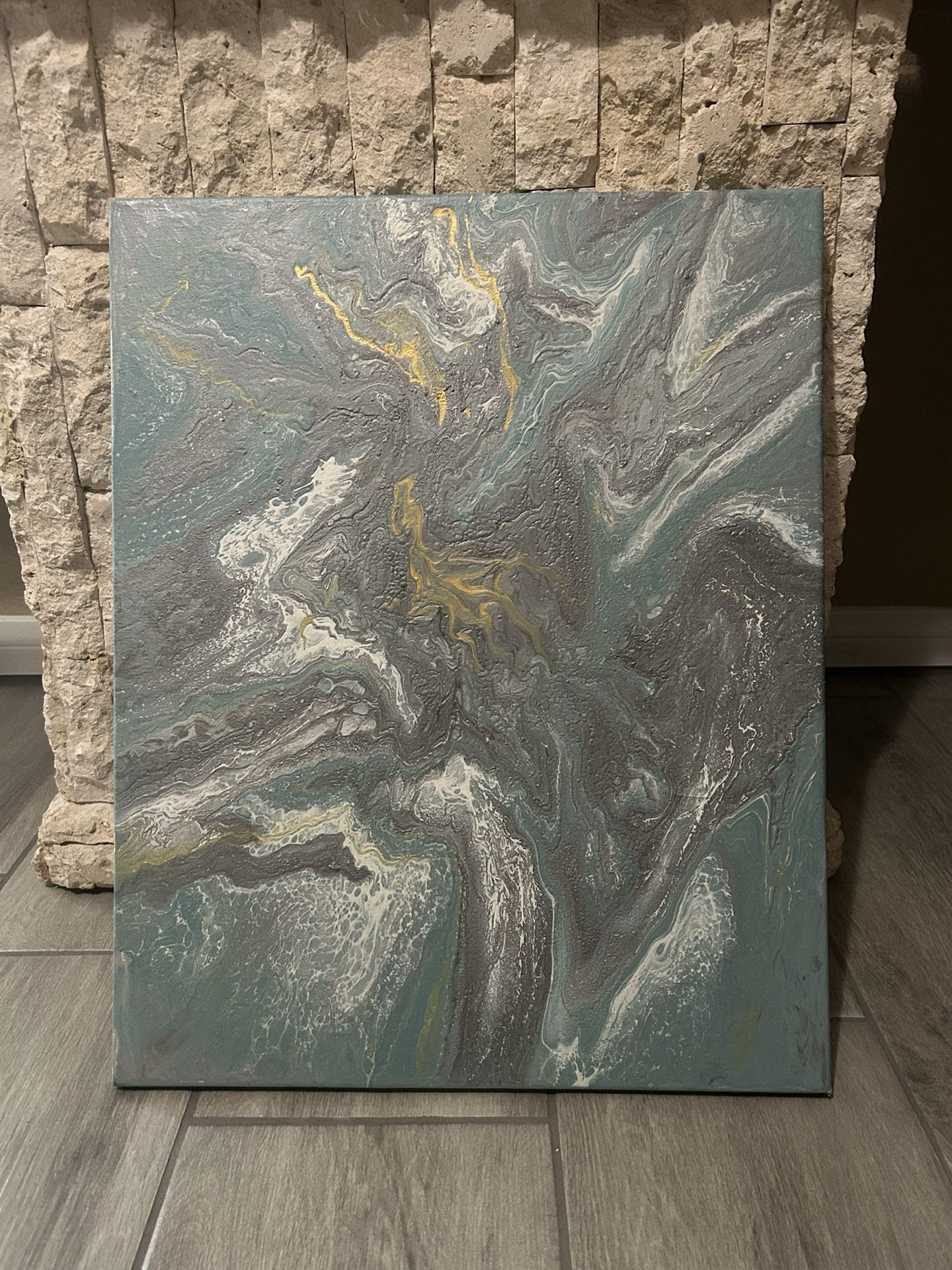 Abstract wall painting