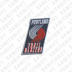 NBA Team Patch Portland Trailblazers Embroidered Iron On Patch