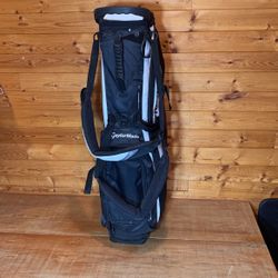 TaylorMade Golf Backpack Carry Bag Black