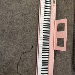 Pink Piano Keyboard 