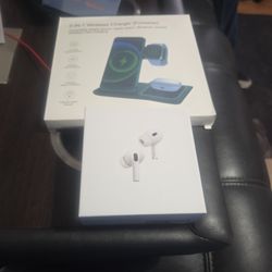 Apple Air pods Pro 2nd Generation Brand New / 3-in1 Apple Wireless Charger 