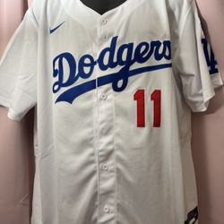 Roki Sasaki #11  Men's Los Angeles Dodgers Nike  White Jersey