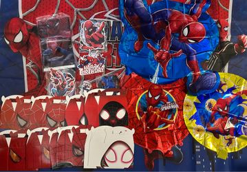 Spider-Man birthday party supplies