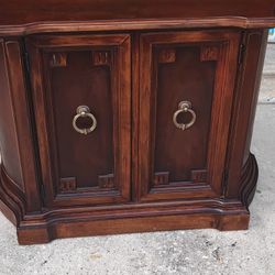 solid wood entry table 