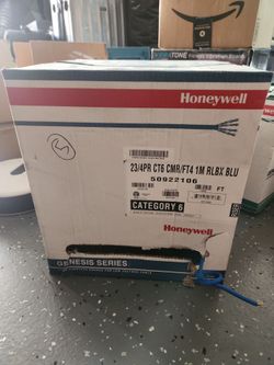 Honeywell Genesis 802 feet of Cat 6 23/4pr ct6 cable