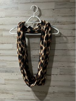 Liz Claiborne Women's Infinity Scarf Leopard Animal Print