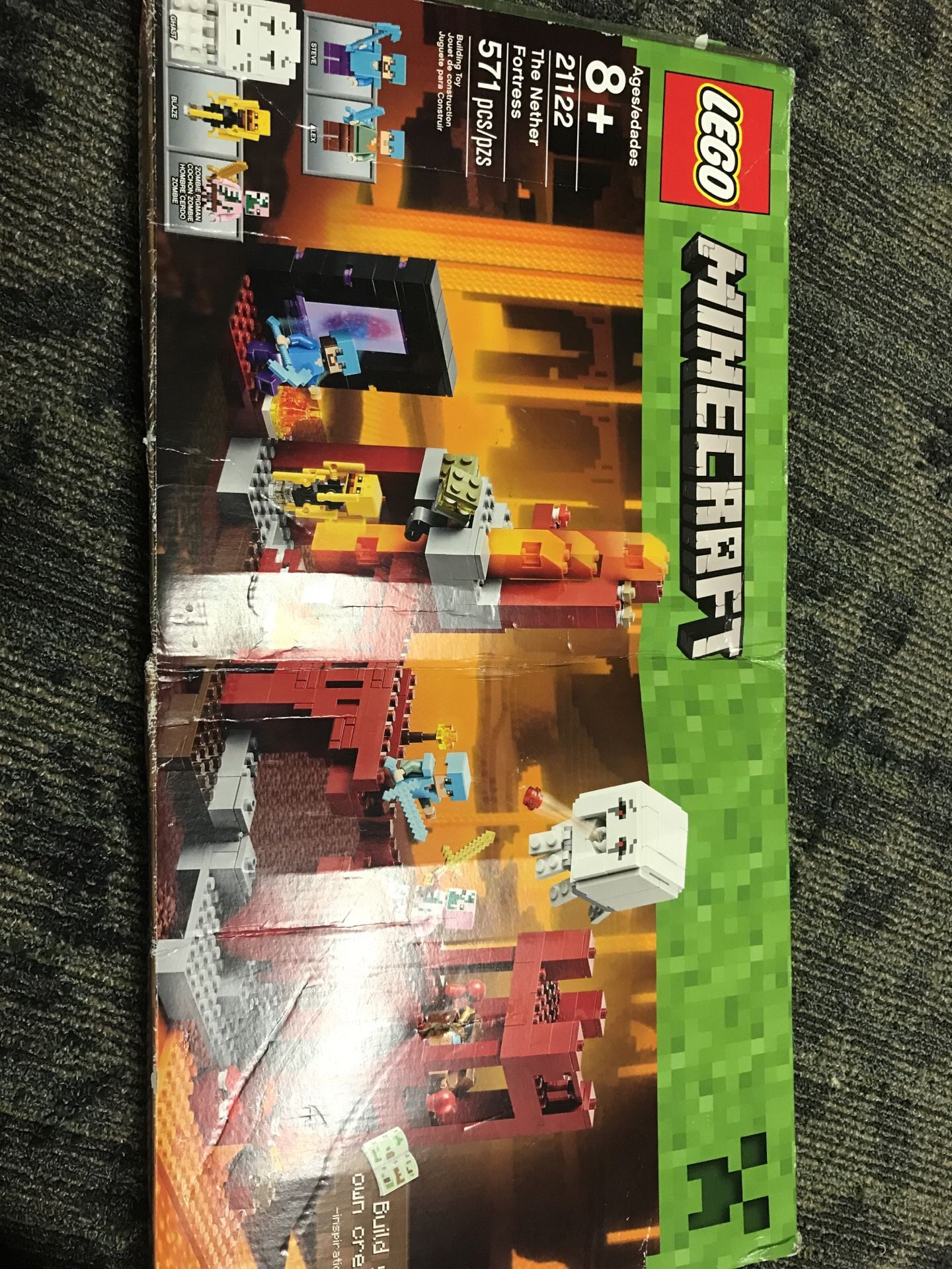 Minecraft the nether fortress LEGO set