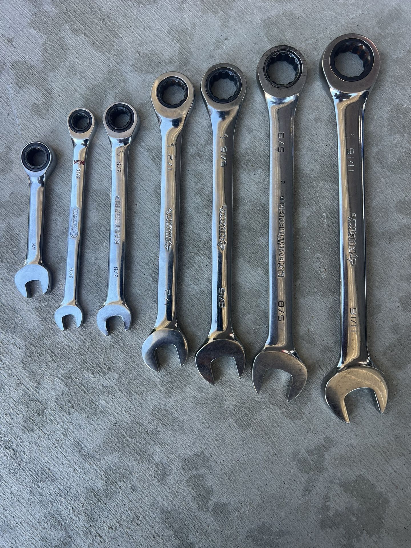 Ratcheting Wrenches SAE