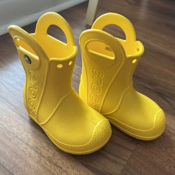 Crocs Rain boots Toddler Size 6