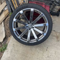 5x115 22” Rims