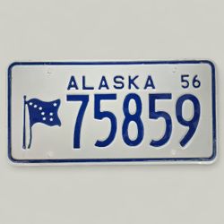 Vintage Alaska Plates 1956