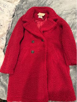 Red peacoat!