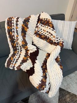Chunky HandKnit Throw