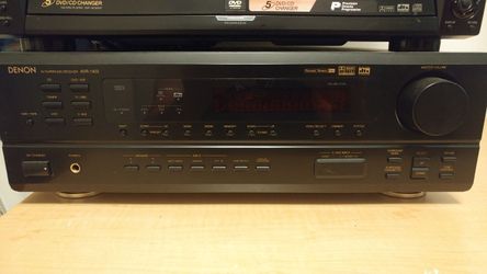 Denon avr 1403 350w 5.1 receiver. Works great! Don't use.