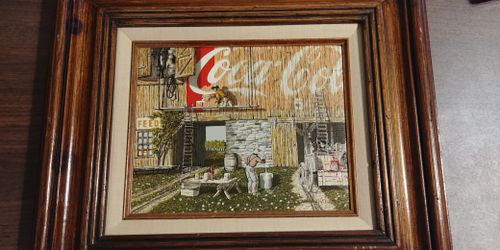 Coca Cola Screened Print H. Hargrove