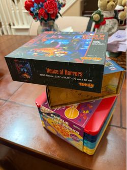 Puzzles and puzzle trays (all new)