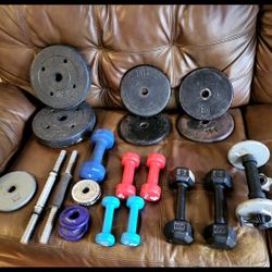 ((100 Lbs Of Weights  All FOR $90